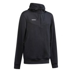 Bluza do hokeja na trawie męska Korok FH500. Czarne bluzy bez kaptura męskie KOROK, m, z bawełny. Za 179.99 zł.