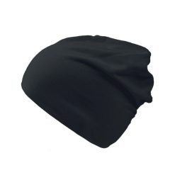 Czapka Jersey Luźne Flash. Czarne czapki męskie ATLANTIS, bez wzorów, z bawełny. Za 65.99 zł.