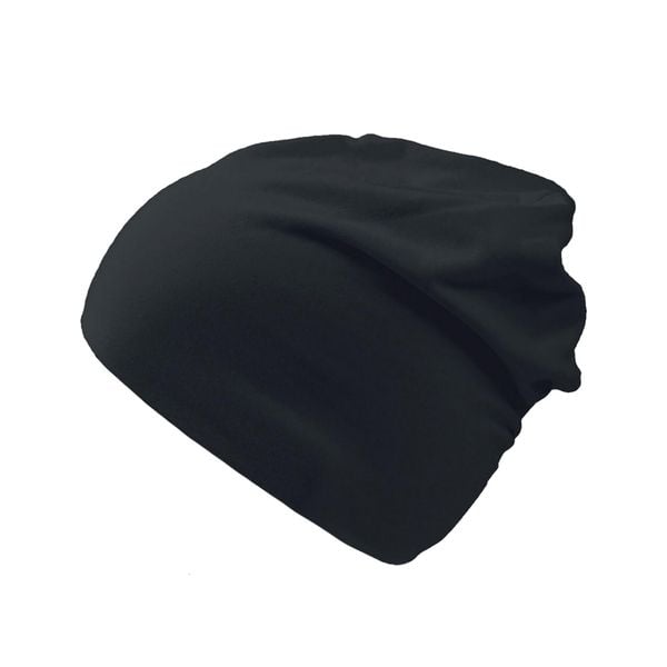 Czapka Jersey Luźne Flash. Czarne czapki męskie ATLANTIS, bez wzorów, z bawełny. Za 65.99 zł.