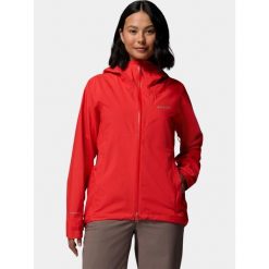Płaszcz Przeciwdeszczowy Damski Columbia Trailborne 2.5L Shell. Czerwone kurtki przeciwdeszczowe damskie Columbia, l, bez kaptura. Za 669.00 zł.