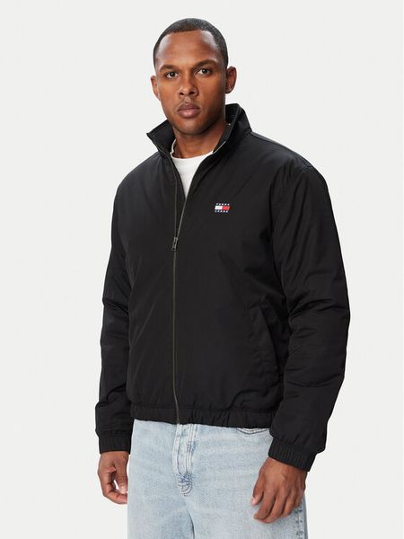 Tommy Jeans Kurtka przejściowa DM0DM21936 Czarny Regular Fit. Czarne kurtki męskie Tommy Jeans, m, bez wzorów, z jeansu, bez kaptura. Za 649.99 zł.