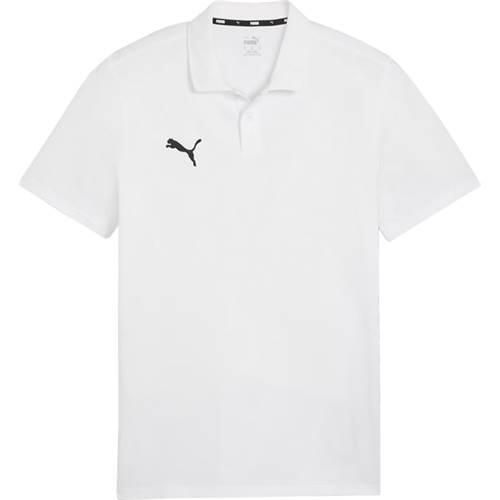 Koszulka sportowa męska Puma Team Goal Casuals. Białe t-shirty sportowe męskie Puma, m, z bawełny, bez ramiączek. Za 181.00 zł.