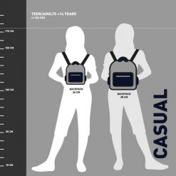Plecak Casual Stitch Niebieski. Niebieskie plecaki damskie Disney, bez wzorów, casualowe. Za 173.40 zł.