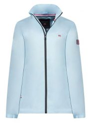 Geographical Norway Kurtka przejściowa "Birmo" w kolorze błękitnym rozmiar: L. Niebieskie kurtki damskie Geographical Norway, l, bez wzorów, bez kaptura. Za 162.49 zł.