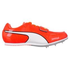 Buty do biegania męskie Puma Evospeed Long Jump 4. Czerwone obuwie do biegania damskie Puma. Za 459.99 zł.