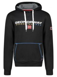 Geographical Norway Bluza "Olvier" w kolorze czarnym rozmiar: M. Czarne bluzy z kapturem męskie Geographical Norway, m. Za 105.38 zł.