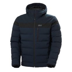 Kurtka Narciarska Helly Hansen Bossanova Puffy Jacket Granatowa. Niebieskie kurtki męskie Helly Hansen, l, bez wzorów, bez kaptura, narciarskie. W wyprzedaży za 879.00 zł.