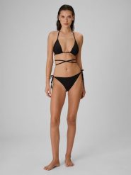 4F Dół od bikini damski - czarny S. Czarne bikini damskie 4f, bez wzorów. Za 49.99 zł.