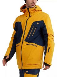 Kurtka narciarska męska Decatur Jacket. Niebieskie kurtki narciarskie i snowboardowe damskie Fundango, m, bez wzorów, z materiału, z kapturem, narciarskie. Za 799.90 zł.