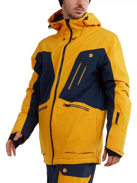 Kurtka narciarska męska Decatur Jacket. Niebieskie kurtki narciarskie i snowboardowe damskie Fundango, m, bez wzorów, z materiału, z kapturem, narciarskie. Za 799.90 zł.