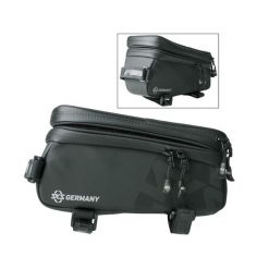 Torba na górną rurę Explorer Smart. Czarne torebki klasyczne damskie SKS, bez wzorów, z materiału, bez dodatków. Za 190.48 zł.