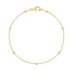 Rafaela Donata Bransoletka Srebro wysokiej próby Żółte złoto Bransoletki 1 ct Damski. Żółte bransoletki damskie Rafaela Donata, pozłacane. Za 159.99 zł.