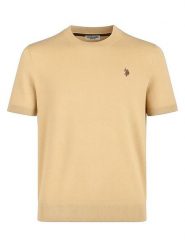 U.S. Polo Assn. Koszulka w kolorze beżowym rozmiar: L. Brązowe koszulki polo męskie U.S. Polo Assn., l, bez wzorów, bez ramiączek. Za 152.98 zł.