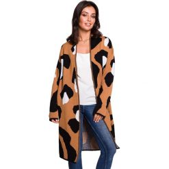 Kardigan w kolorze brązowym ze wzorem. Brązowe kardigany damskie Be Wear, l, bez wzorów. Za 159.95 zł.