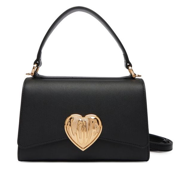 Torebka LOVE MOSCHINO. Czarne torebki klasyczne damskie Love Moschino, bez wzorów, bez dodatków. Za 1,159.00 zł.