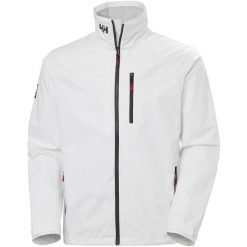 Kurtka Żeglarska Męska Helly Hansen Crew 2.0. Białe kurtki męskie Helly Hansen, m, bez wzorów, sportowe, bez kaptura. W wyprzedaży za 624.60 zł.