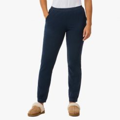 Spodnie Polarowe Kobieta Swedemount Geilo Fleece Pants II wiatroszczelna. Niebieskie spodnie materiałowe damskie SWEDEMOUNT, bez wzorów, z polaru. Za 129.99 zł.