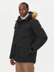 Hunter Parka Angus HARM0018252 Czarny Regular Fit. Czarne parki męskie Hunter, m, bez wzorów, z syntetyku. Za 959.99 zł.
