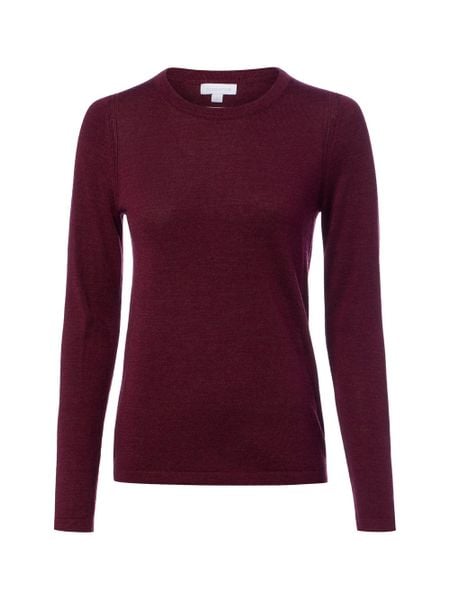 Brookshire Sweter z dzianiny merino Kobiety Wełna lila, S. Swetry klasyczne damskie brookshire, s, z dzianiny, bez kołnierzyka. Za 249.95 zł.