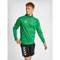 Bluza sportowa dla dorosłych Hummel Core XK Poly Zip Sweat. Szare bluzy sportowe damskie HUMMEL, m, bez wzorów, bez ramiączek, bez kaptura. Za 161.00 zł.