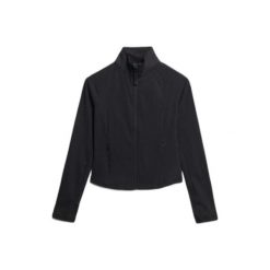 Damska bluza dresowa Superdry Studios. Czarne bluzy bez kaptura damskie Superdry., z dresówki. Za 323.35 zł.