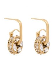 Guess Kolczyki JUBE06 396JW Złoty. Żółte kolczyki damskie Guess, ze stali. Za 329.99 zł.