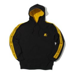Bluza z kapturem Starter Scottie. Czarne bluzy z kapturem męskie Starter, na zimę, l, z materiału. Za 450.50 zł.