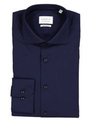 Eterna Koszula - Modern fit - w kolorze granatowym rozmiar: 43. Niebieskie koszule męskie Eterna, bez wzorów, z bawełny, bez kołnierzyka, bez ramiączek. Za 139.87 zł.