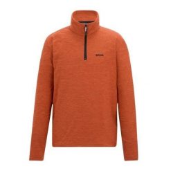 Bluza Polarowa Męska Melanżowy Suwak Do Połowy Thompson. Brązowe bluzy bez kaptura męskie Regatta, m, z polaru. Za 92.99 zł.