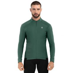 Męska kurtka rowerowa softshell Kolarstwo Siroko J1 Ordino. Zielone kurtki softshell damskie SIROKO, m, bez wzorów, z materiału, bez kaptura. W wyprzedaży za 252.00 zł.