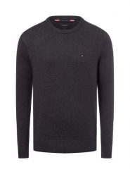 Tommy Hilfiger Sweter z dodatkiem kaszmiru Mężczyźni Bawełna szary, XXL. Szare swetry męskie Tommy Hilfiger, m, bez wzorów, z bawełny, bez kołnierzyka. Za 519.95 zł.
