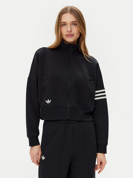 Adidas Bluza Neuclassics JI8495 Czarny Oversize. Czarne bluzy bez kaptura damskie Adidas, l, z syntetyku. Za 348.99 zł.