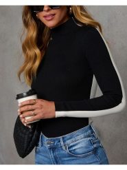 Milan Kiss Koszulka w kolorze czarno-białym rozmiar: XL. Białe t-shirty damskie Milan Kiss, xl, bez wzorów, bez kołnierzyka. Za 136.13 zł.