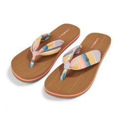 ONeill Japonki O'Neill Ditsy Sun Bloom Sandals 92800613226 różowe. Czerwone klapki damskie bez wzorów, z gumy, bez obcasa. Za 222.64 zł.