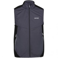 Męska Kamizelka Lankin IV. Czarne kamizelki męskie Regatta, m, z softshellu. Za 109.99 zł.