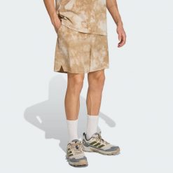 Szorty Terrex Multi Spray Dye Clima365. Brązowe szorty męskie Adidas, bez kołnierzyka. Za 259.00 zł.