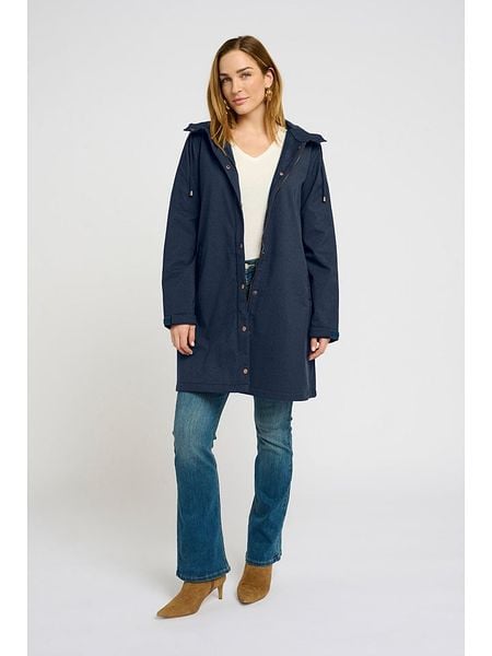 Cream Płaszcz softshellowy "Alia" w kolorze granatowym rozmiar: 46. Niebieskie płaszcze damskie Cream, bez wzorów, sportowe. Za 183.15 zł.