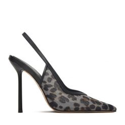 Szpilki Eva Minge. Czarne szpilki Eva Minge, bez wzorów, bez obcasa. Za 429.99 zł.