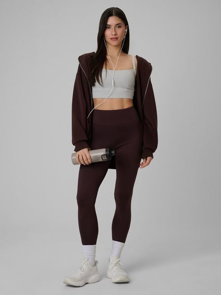 4F Legginsy dzianinowe damskie - brązowe M. Brązowe legginsy damskie 4f, m, bez wzorów, z dzianiny. Za 129.99 zł.