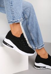 Czarne Buty Sportowe Philone. Czarne buty sportowe na co dzień damskie Renee, bez wzorów, z jeansu, do biegania. Za 39.99 zł.