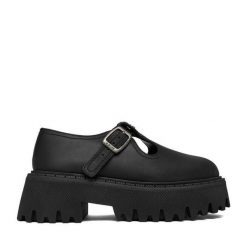 Półbuty G-Star. Czarne półbuty damskie G-Star, bez wzorów, retro, bez obcasa, na płaskiej podeszwie. Za 349.99 zł.