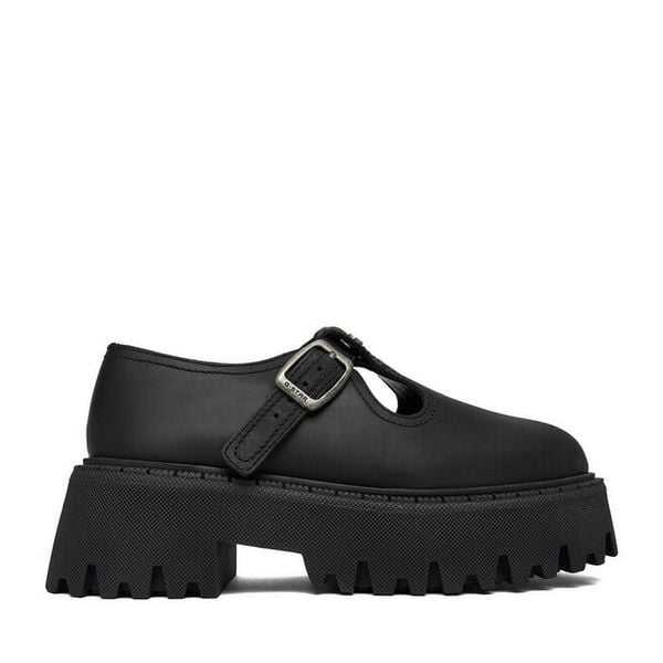 Półbuty G-Star. Czarne półbuty damskie G-Star, bez wzorów, retro, bez obcasa, na płaskiej podeszwie. Za 349.99 zł.