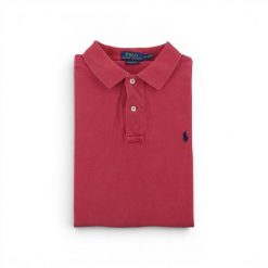 Second life - Polo Ralph Lauren Koszulka Męska Classic Fit - Jak nowy. Czerwone koszulki polo męskie Ralph Lauren, l, bez ramiączek, na golfa. Za 127.76 zł.