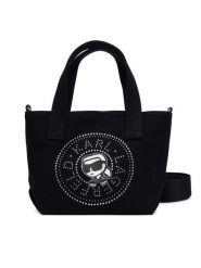 KARL LAGERFELD Torebka B2W50074 Czarny. Czarne torebki klasyczne damskie Karl Lagerfeld, bez wzorów, z materiału, bez dodatków. Za 339.99 zł.