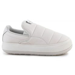 Buty Puma Suede Mayu Slip-On W 384430-02 beżowy. Brązowe buty sportowe na co dzień damskie bez wzorów, z gumy, Puma Suede. Za 681.40 zł.