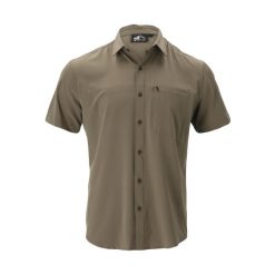 Koszula trekkingowa męska Whistler Jeromy. Brązowe koszule męskie WHISTLER, m, bez wzorów, z elastanu, bez kołnierzyka, bez ramiączek. Za 134.99 zł.