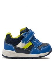 Geox Sneakersy B Rishon B. A B250RA 0BC14 C4502 Niebieski. Niebieskie buty sportowe chłopięce Geox, bez wzorów, ze skóry, bez zapięcia. Za 169.99 zł.