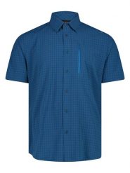 Cmp Koszula funkcyjna w kolorze granatowym rozmiar: 48. Niebieskie koszule męskie CMP, bez wzorów, z materiału, bez kołnierzyka, bez ramiączek. Za 118.01 zł.