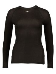 Mizuno Koszulka funkcyjna "MidActive Crew" w kolorze czarnym rozmiar: L. Czarne bluzki sportowe damskie Mizuno, l, bez wzorów, bez ramiączek. Za 136.13 zł.
