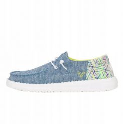 HEYDUDE Damskie Mokasyny Wendy Funk Surf Baja. Niebieskie mokasyny damskie Hey dude, z materiału. Za 219.00 zł.